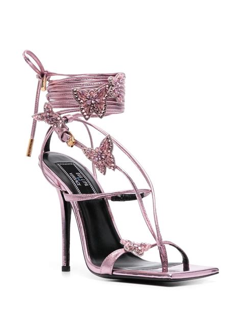 versace crystal slides